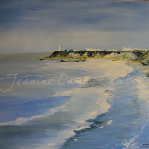 'La grande plage de Biarritz'. Salon des Artistes Français